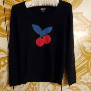 SONIA RYKIEL Black 100% Cashmere Sweater  M